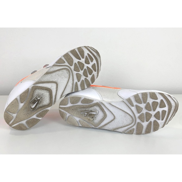 Nike white and neon orange sneakers women's size 10 - Picture 10 of 11